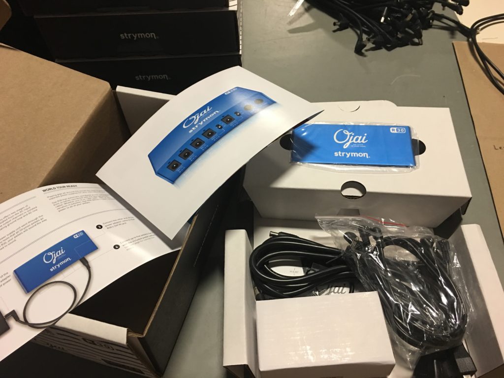 9V/12V/18V切替え付き → 「Ojai R30」＆「電源の分配接続に関して」