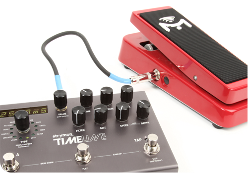 Strymon　パラメーターをエクスプレッションペダルで操作する