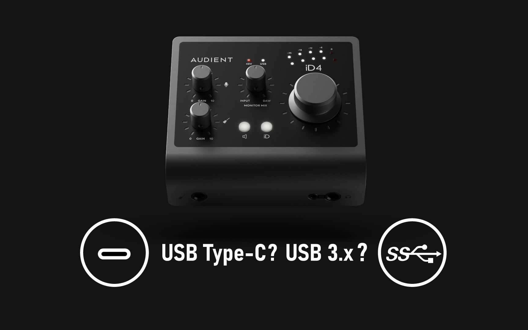 USB オーディオ インターフェイスと USB 3.x の関係性