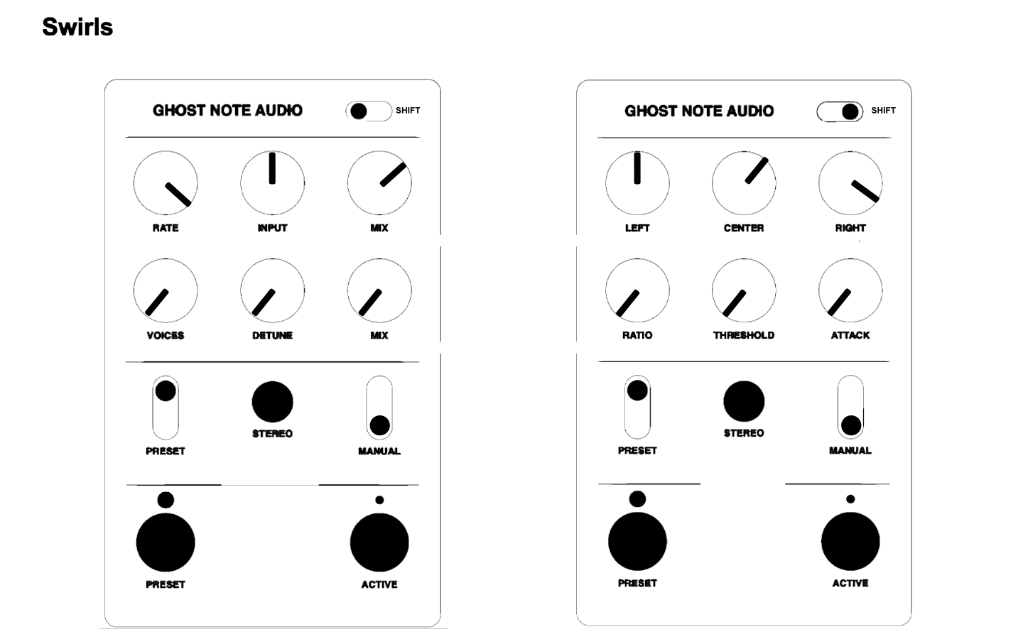 SWIRLS - Simple Dyno-ish Chorus セッティング