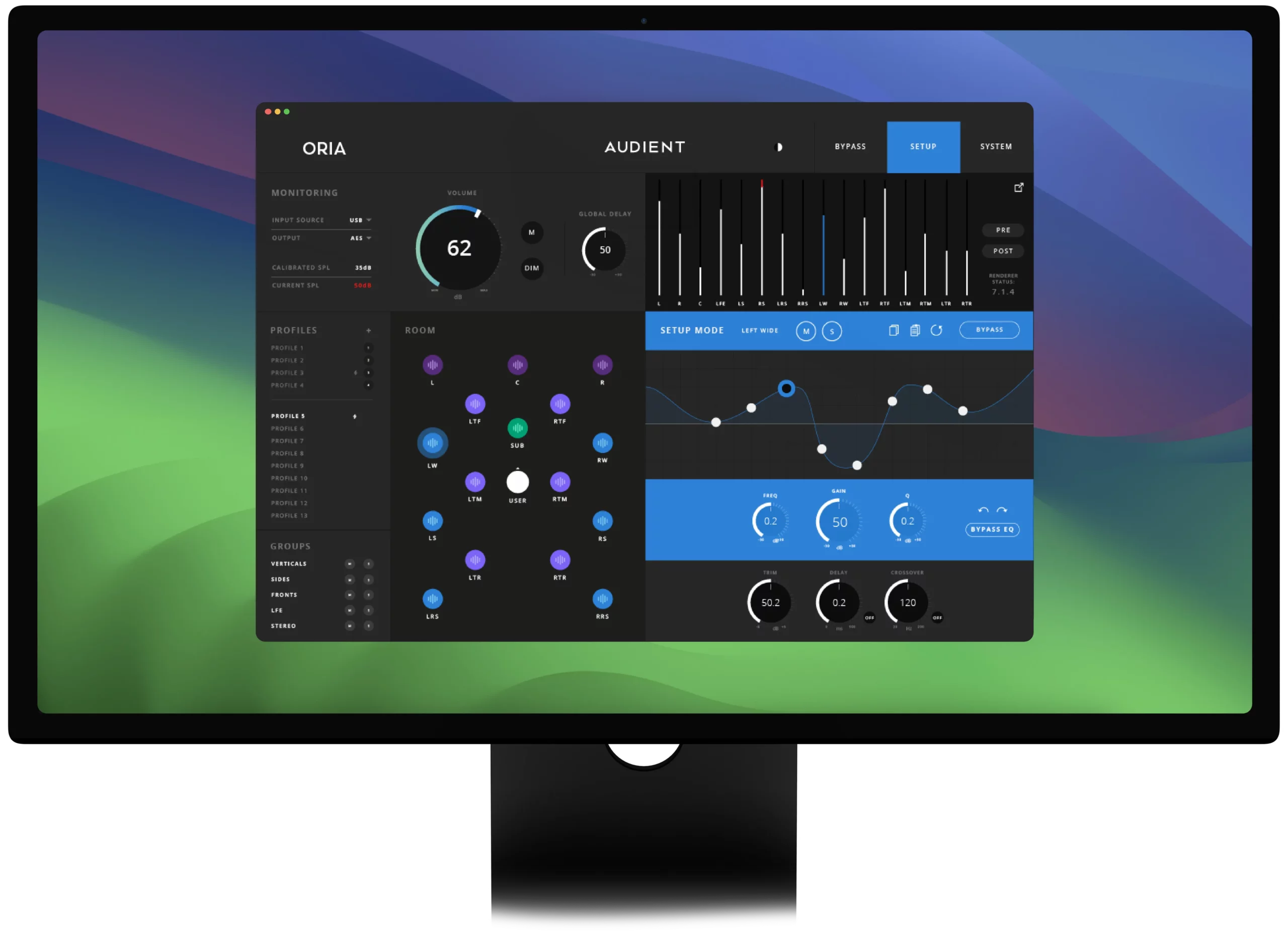 ORIA ソフトウェアインターフェイス
