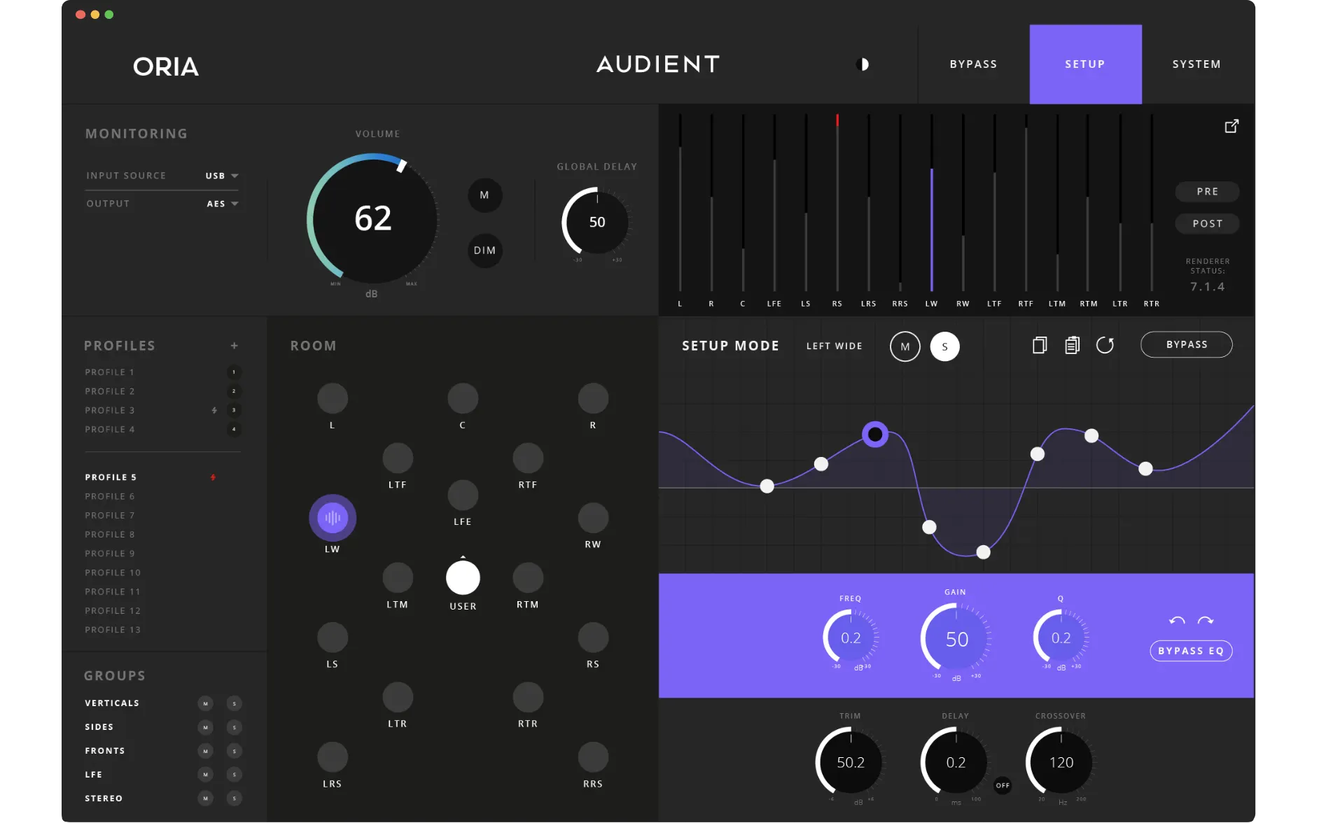 プロファイル呼び出し