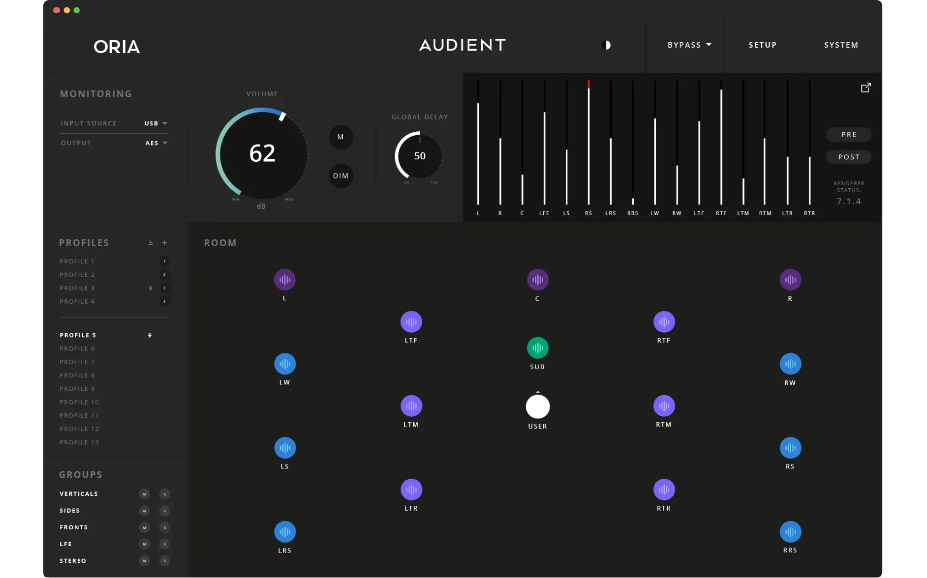 スピーカーコントロール