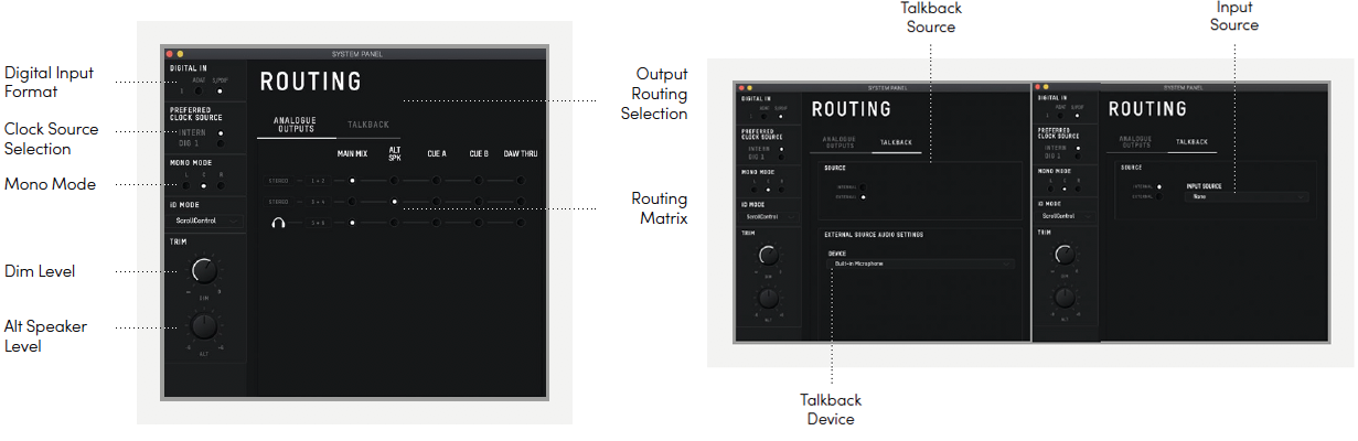 Monitor Controls / コントロール