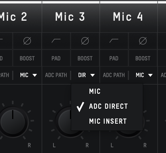 iD48 ADC Path Setting