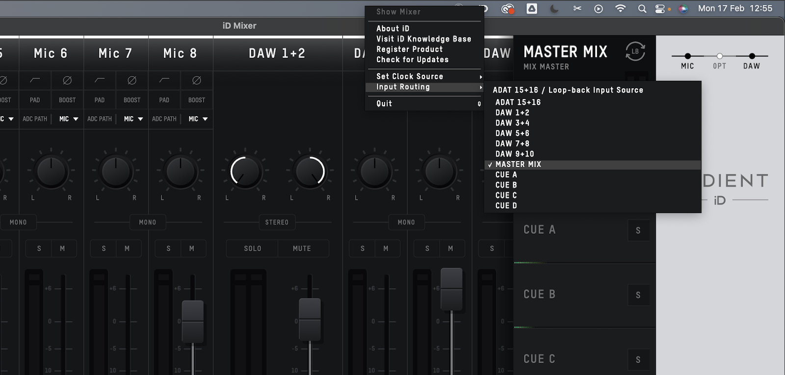 iD48 macOS Input Routing