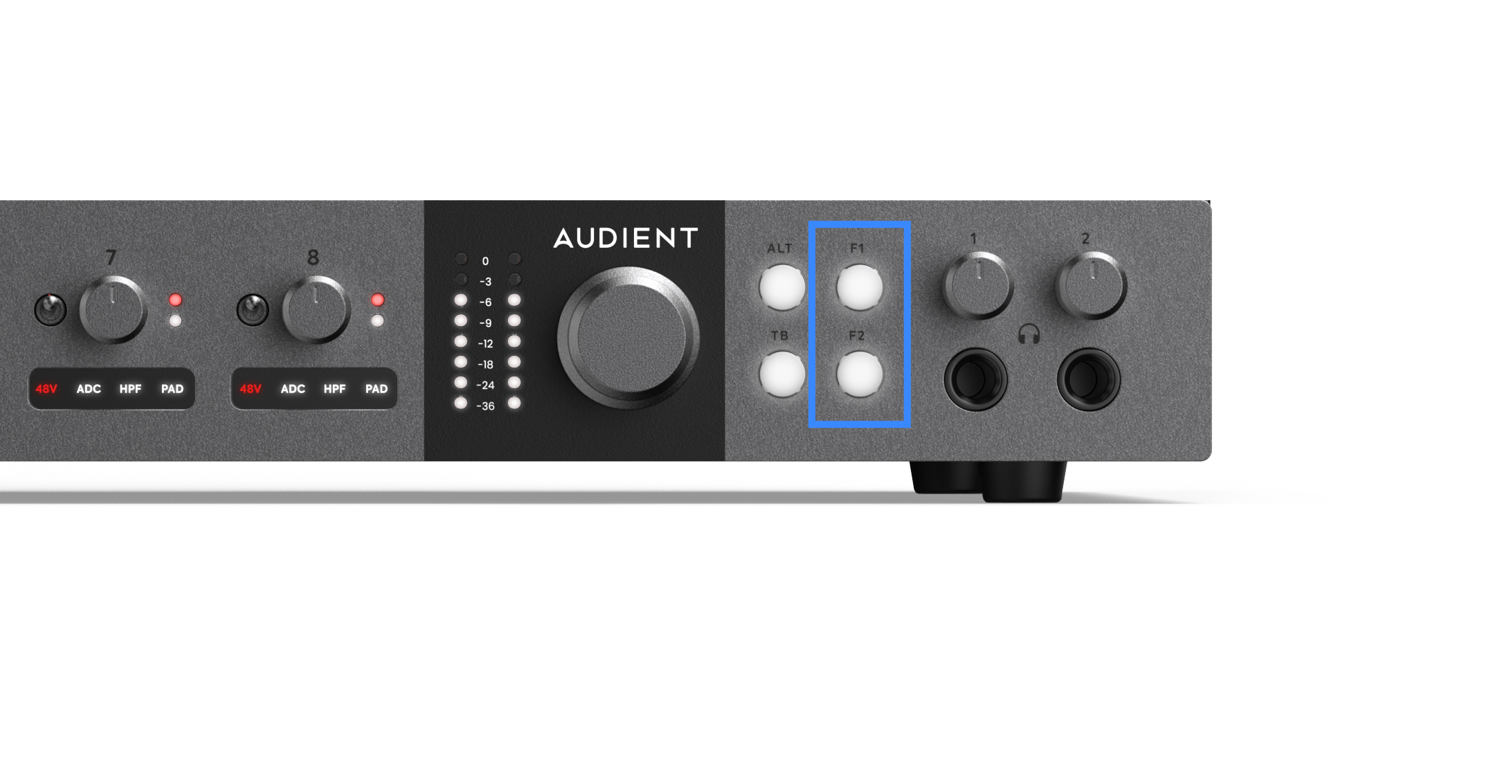 iD48 Front Panel Function Keys