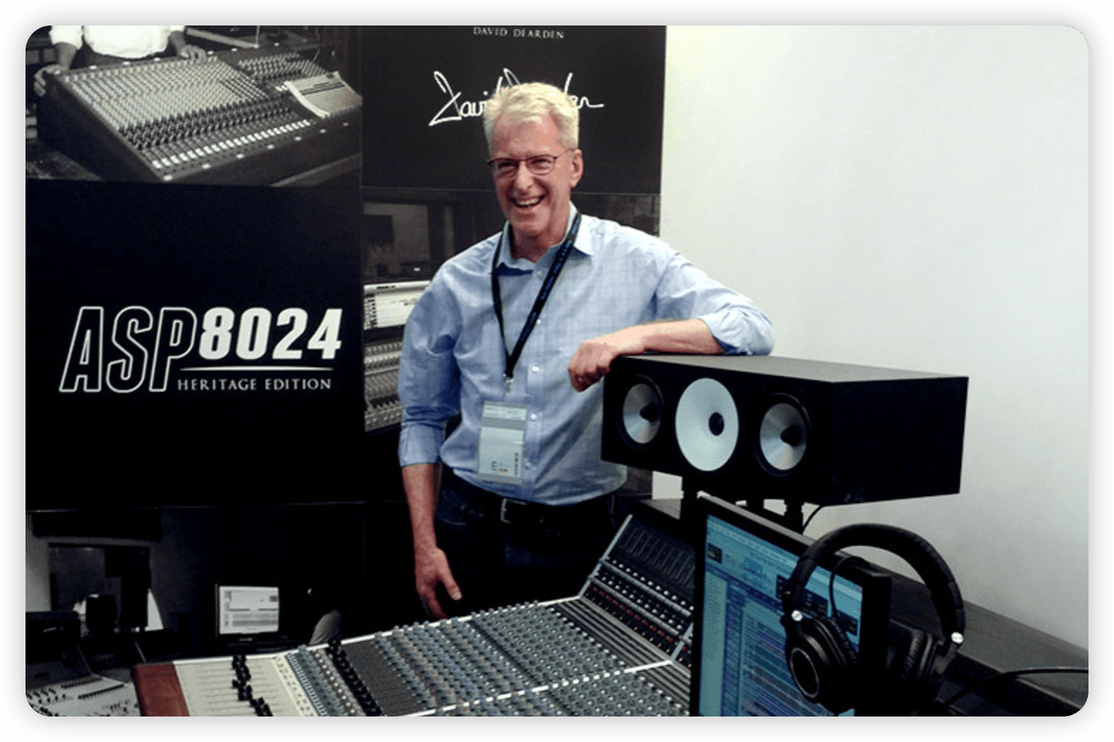 David Dearden at Audient Studio