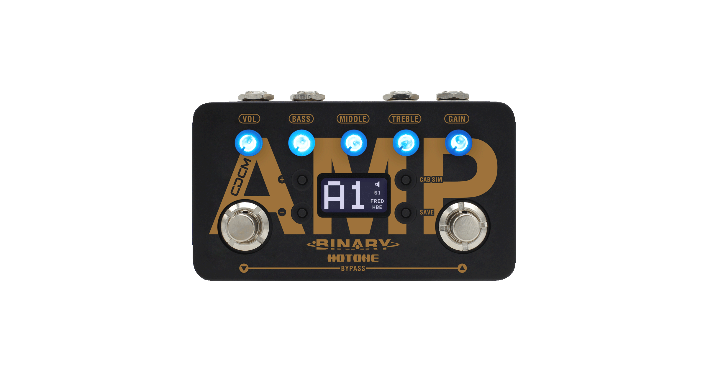 BINARY AMP Top Panel