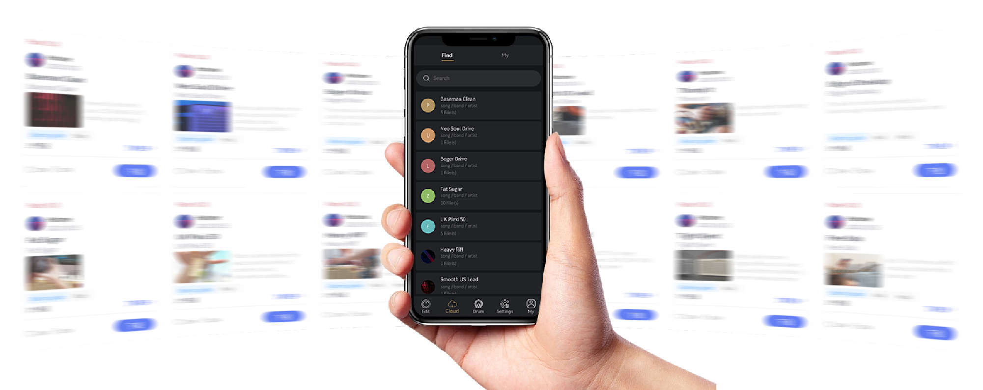 自分の作品を共有できる