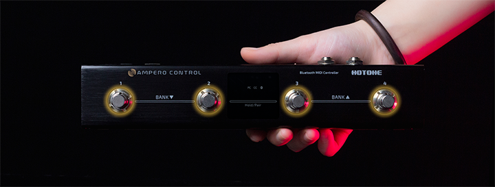 ギター Hotone Ampero Control HOTONE | AMPERO CONTROL | MIDIコントローラー | 製品情報