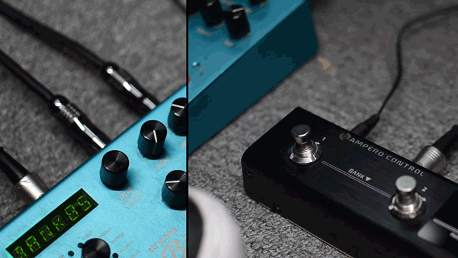 MIDI機能のあるエフェクターとの使用例