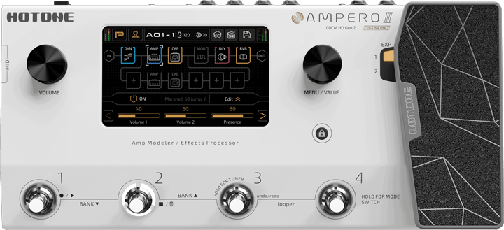 AMPERO II 4 Scene Slots
