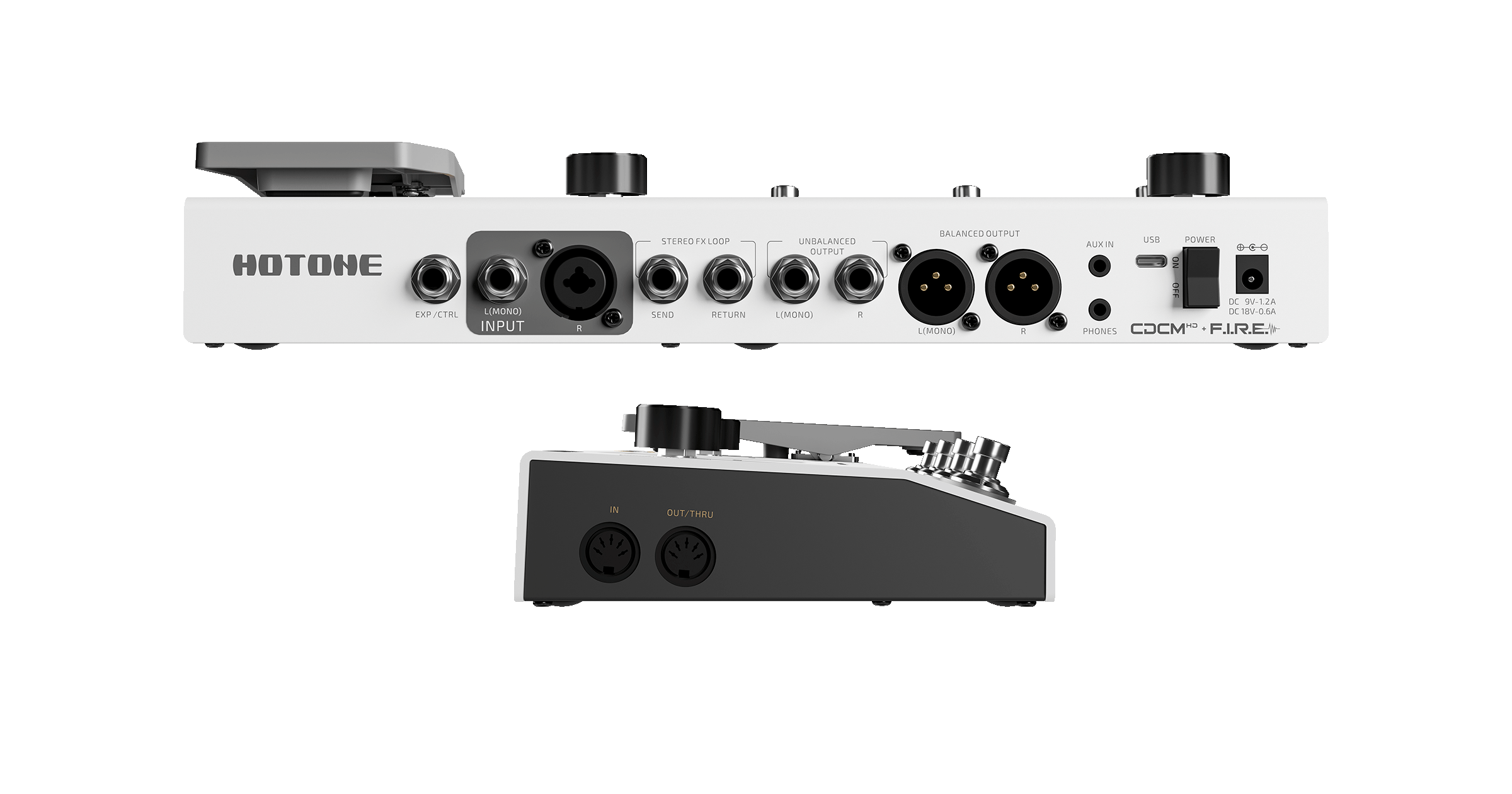 Ampero II Back Panel and Connections