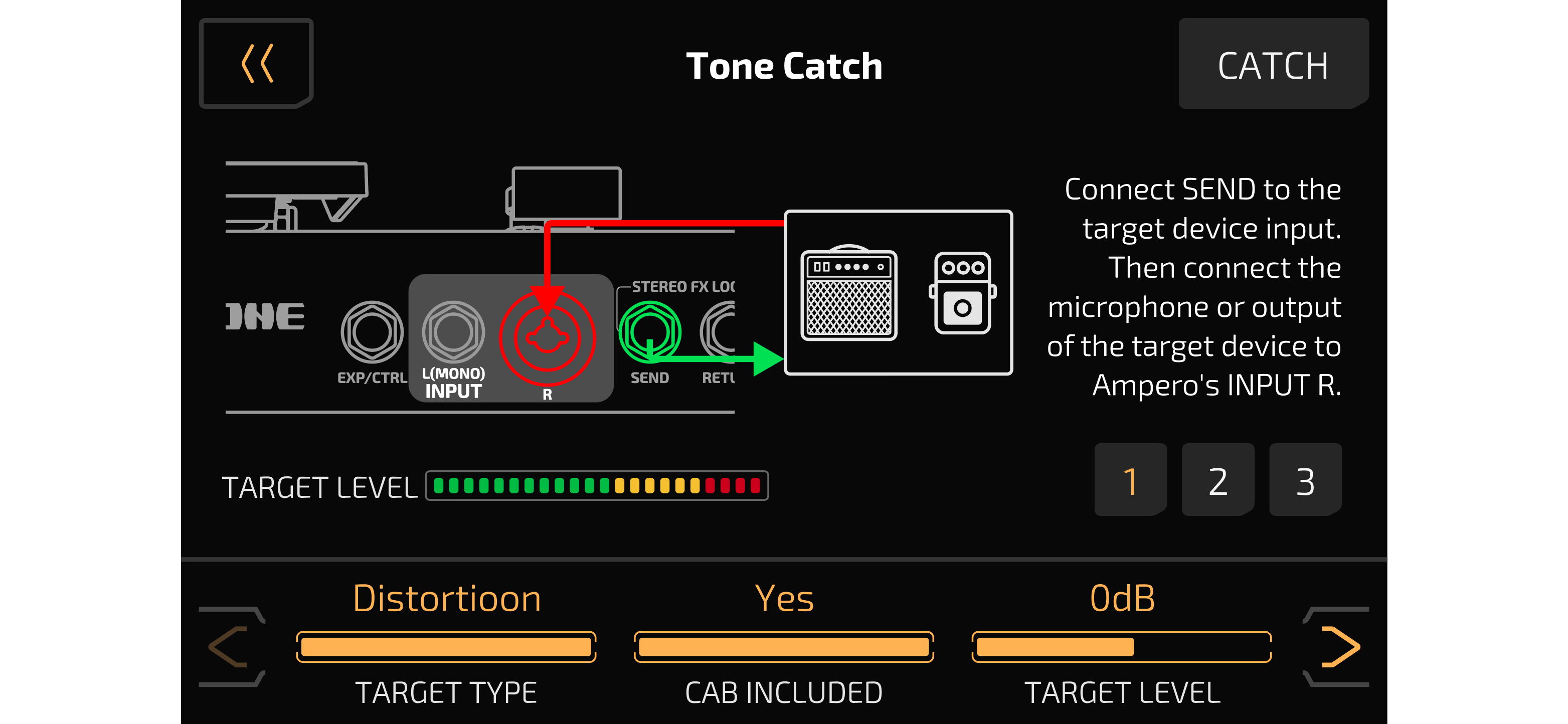 Tone Catch Interface