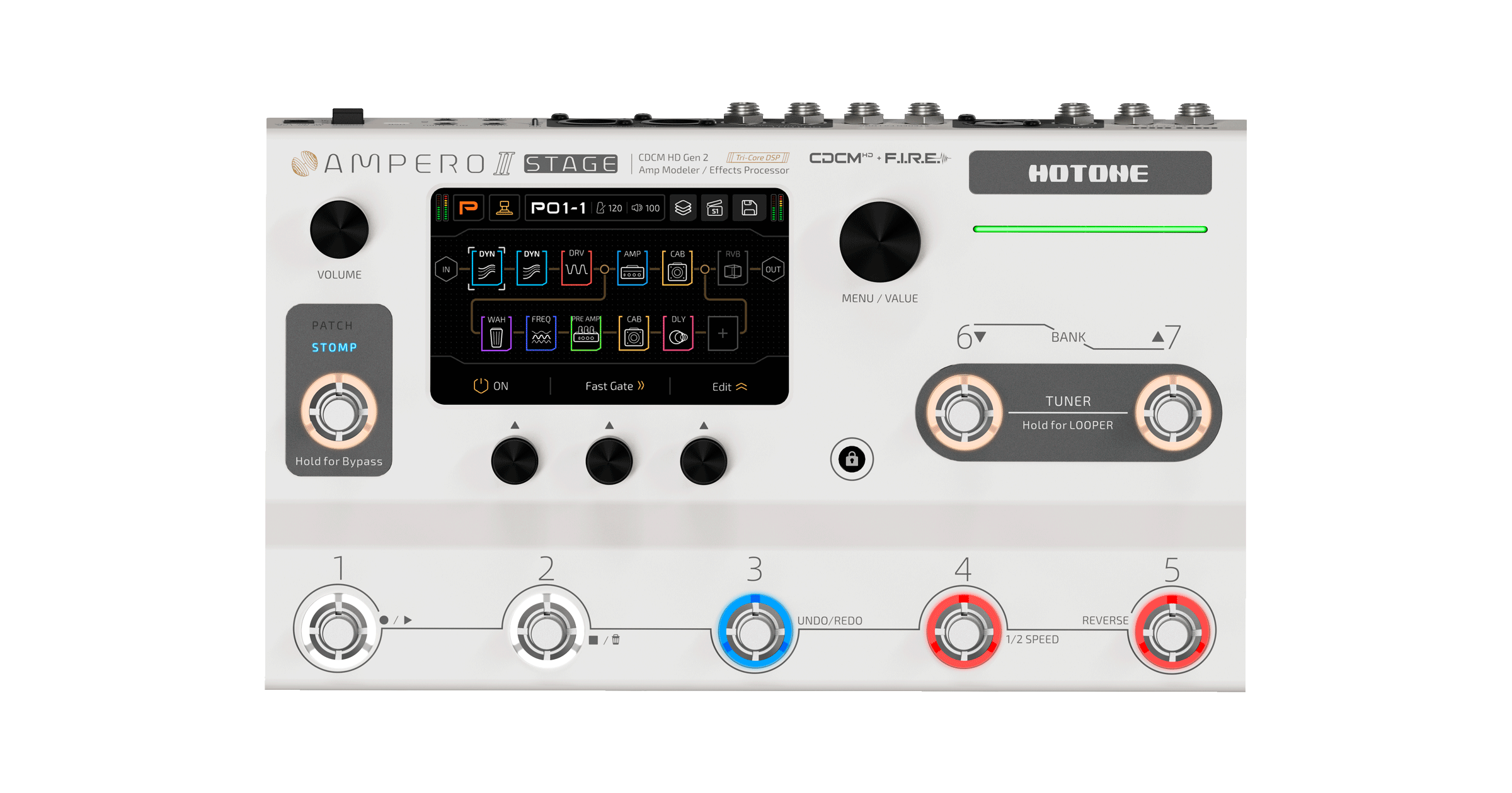 Control Top View