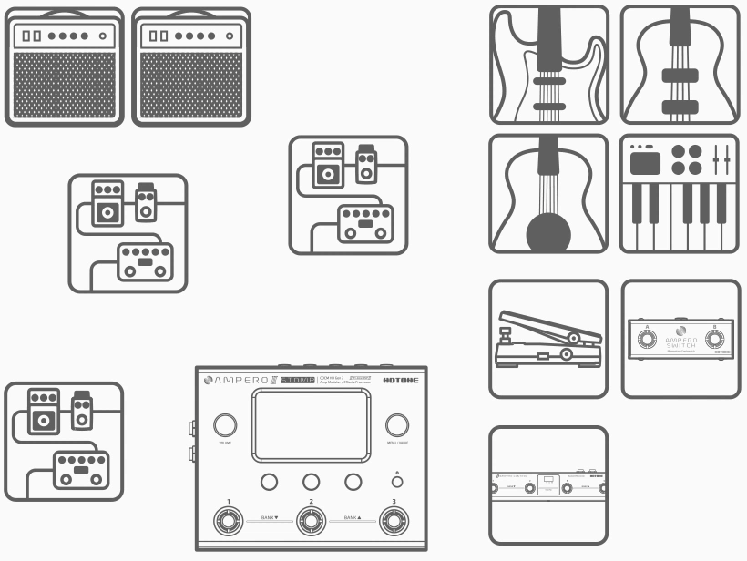 他のエフェクターを使用する例