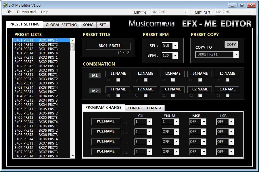 EFX-ME EDITOR