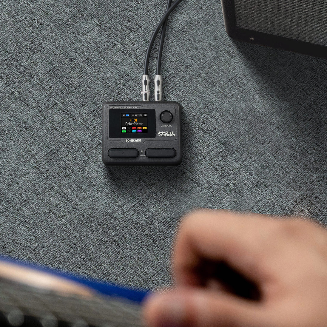 Pocket Master in a real playing setup