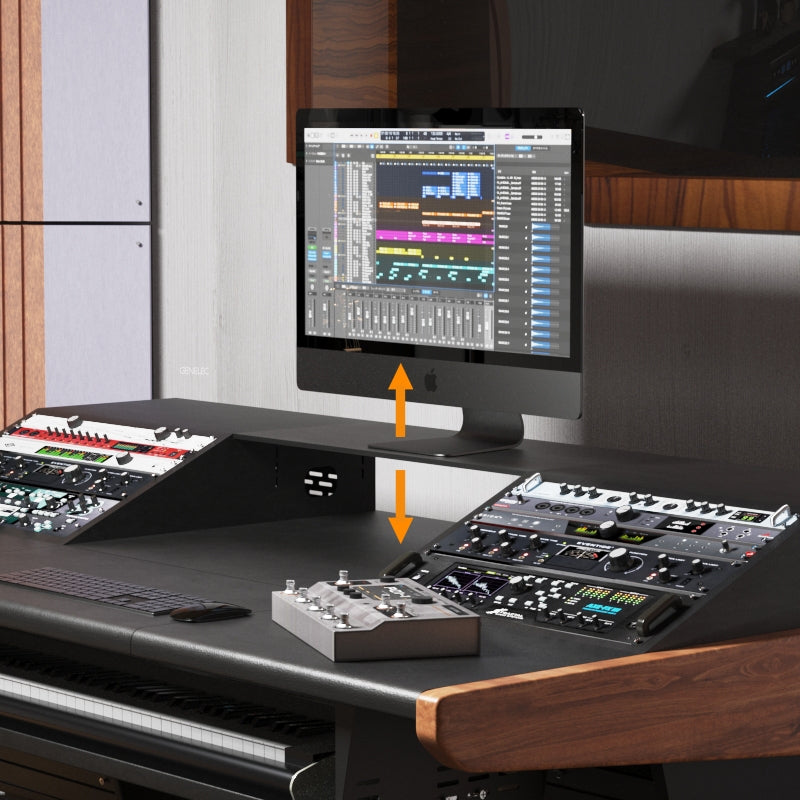 高さ調節できるモニタースタンド