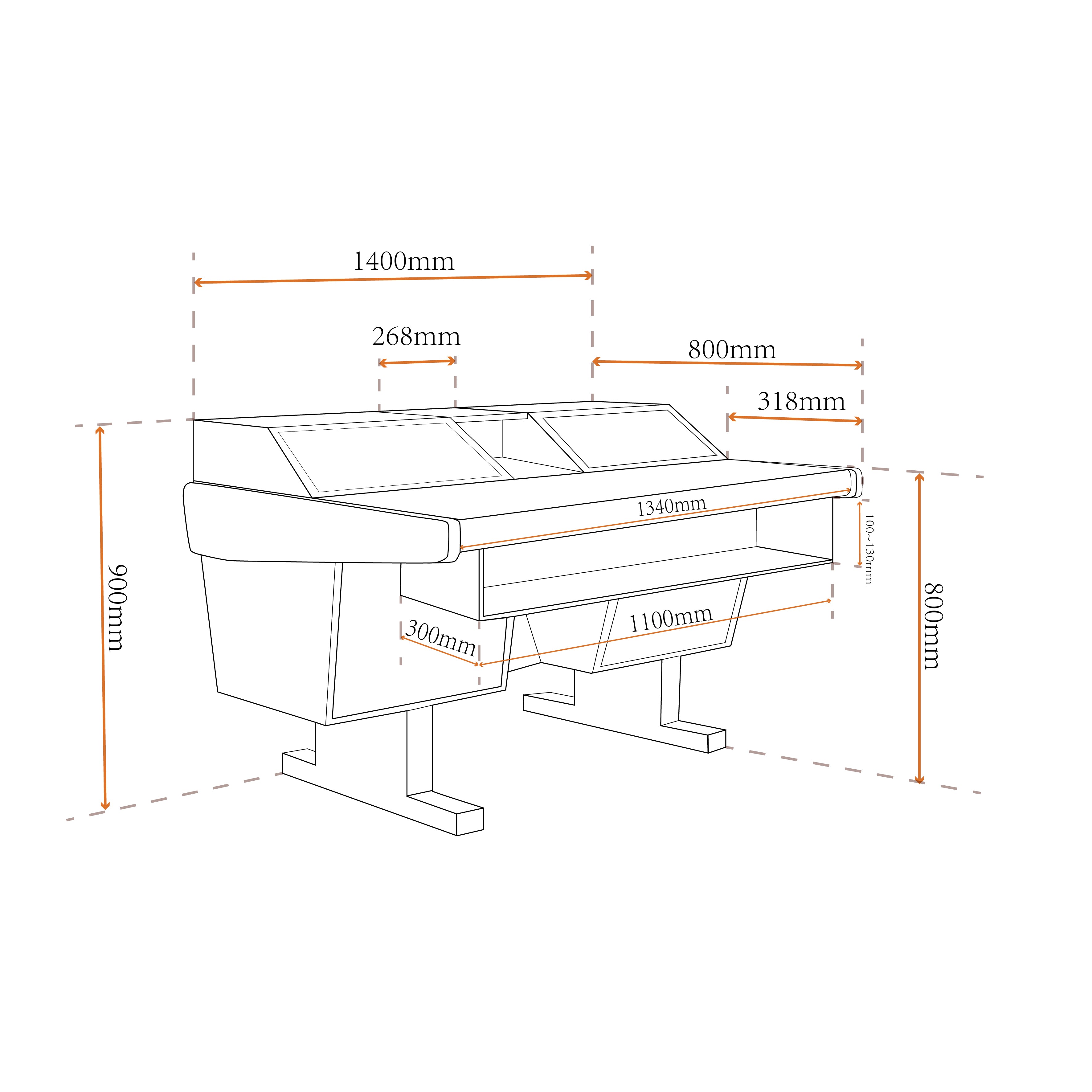 Soundmaker｜プロ仕様 DTMデスク PF-140 / PF-160 / PF-180 / PF-220