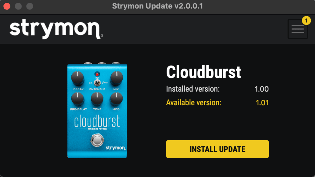 Strymon Update