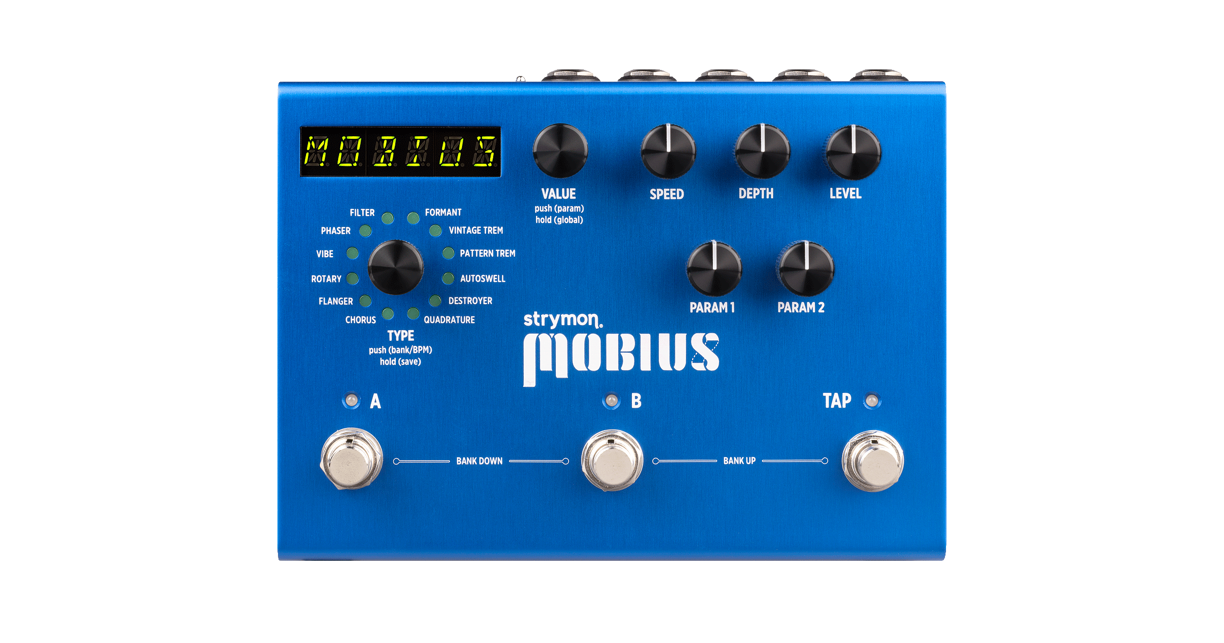 Mobius front panel