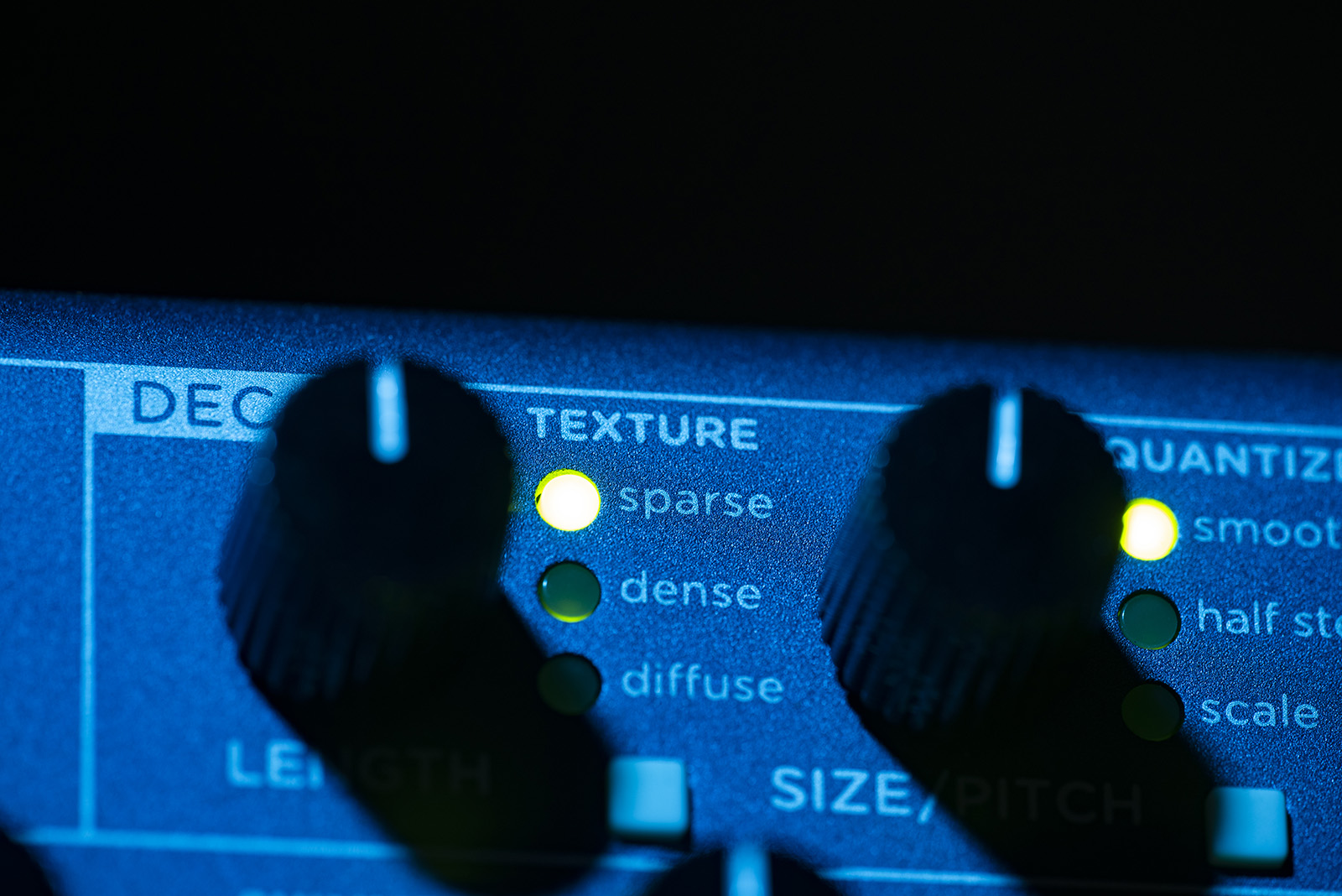 ３つの異なるリバーブの質感