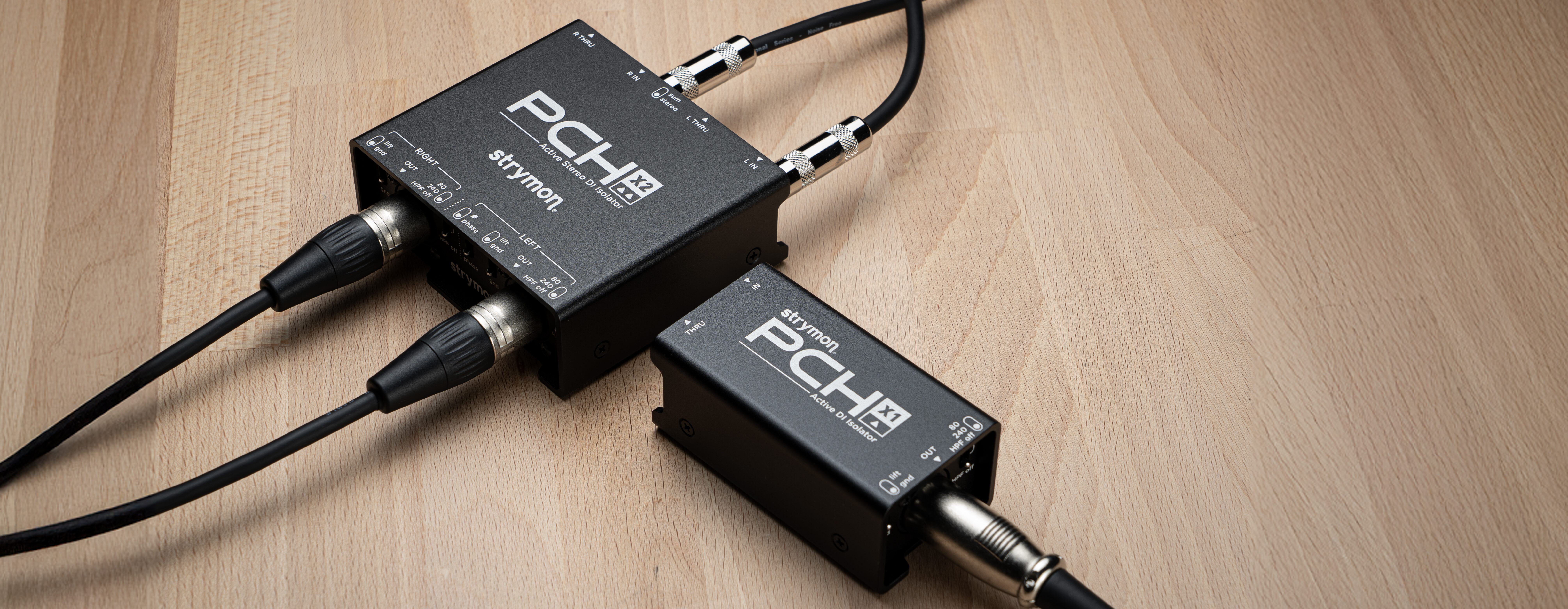 アンプやモニターへ柔軟に分岐