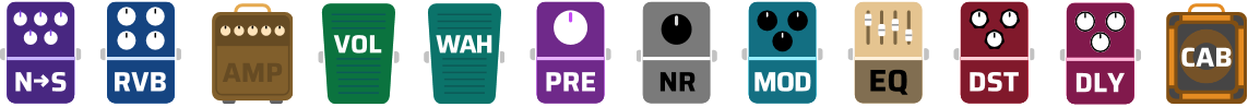 GP-150 effects chain