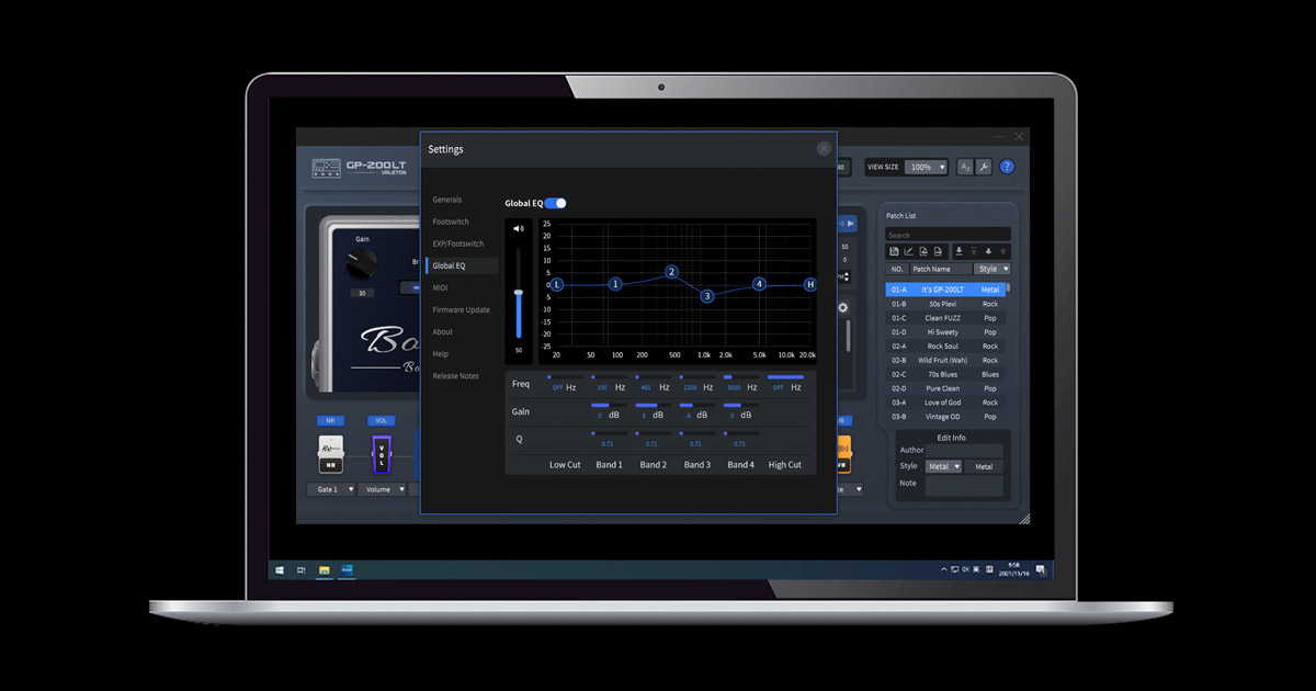MANAGERのようなエディター