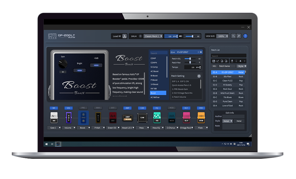 GP-200LT software