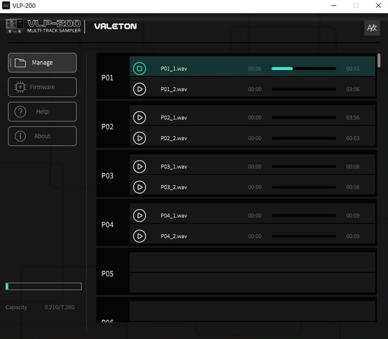 VLP-200 software
